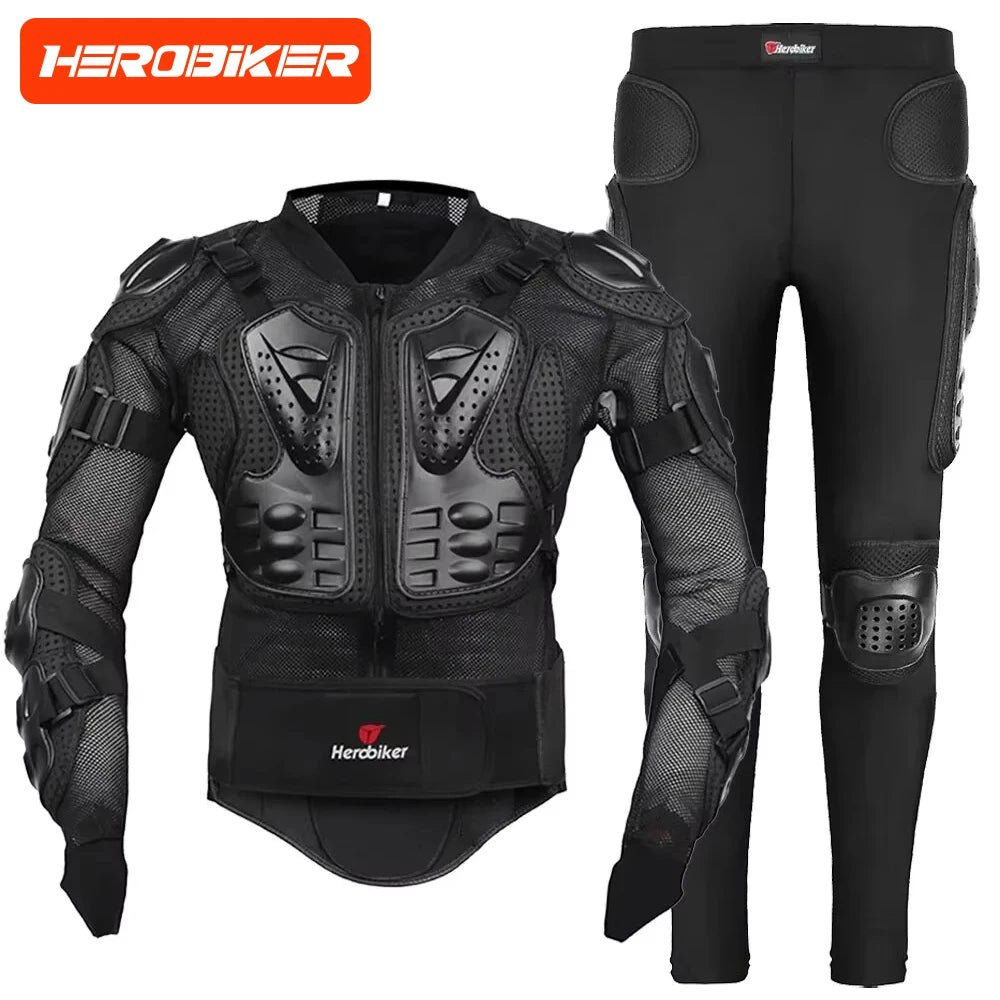 Motocross Jacket Men Body Armor Motorcycle Armor Wear-Resistant Anti-Drop Bicycle Racing Jacket Riding Motorbike Moto Protection