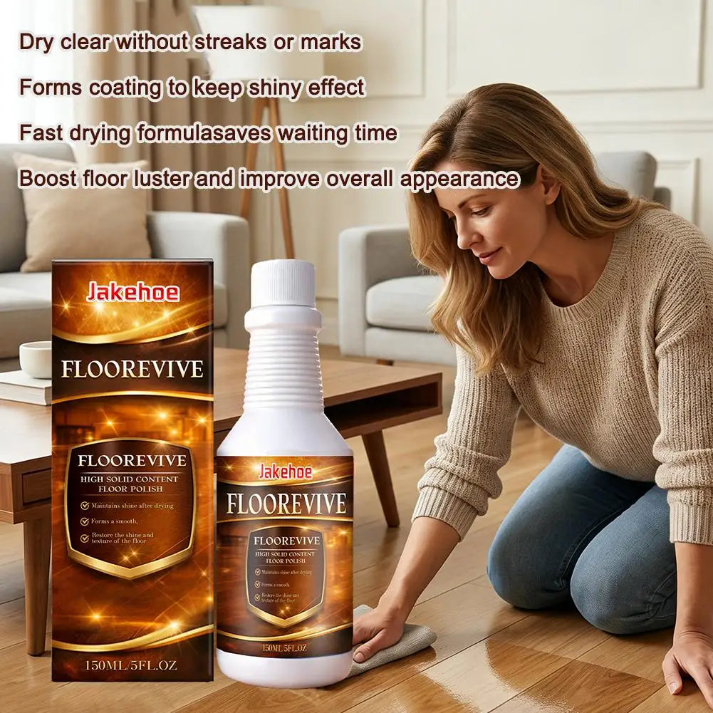 Floor Restore Solution Liquid Flooring Renewal Agent Wood Floor Polishing Care Natural Shine Removes Scratches Floor Care