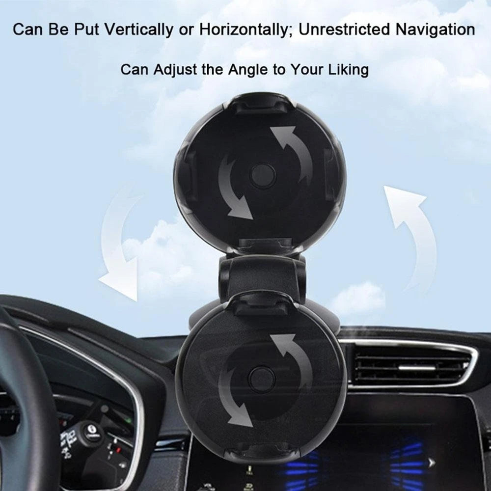 Universal Car Phone Holder 360° Rotation Dashboard Windshield Suction Mount Stand Support GPS Navigation Bracket For Smartphones
