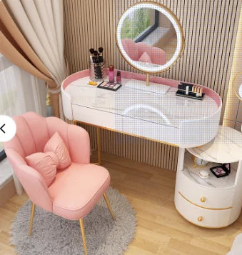 Bedroom Wooden Dressing Table Drawer Girls Led Light Standing Dressing Table Mirror Makeup Mesa De Maquillaje Rome Furniture