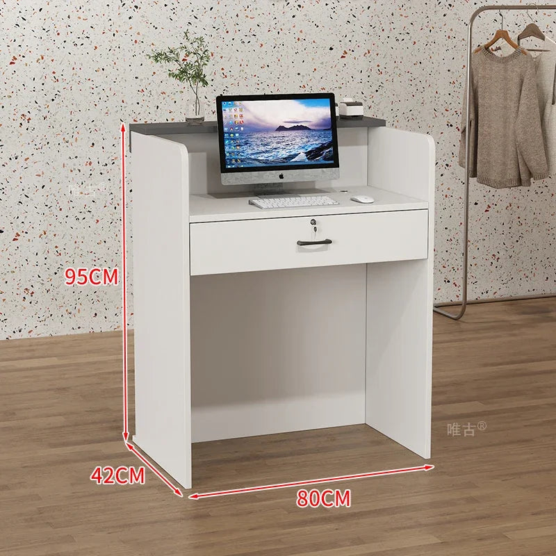 Salon Hairs Reception Desk For Modern Salon Professional Bar Counter Beauty Luxury Simple Resepsiyon Masası Commercial Furniture