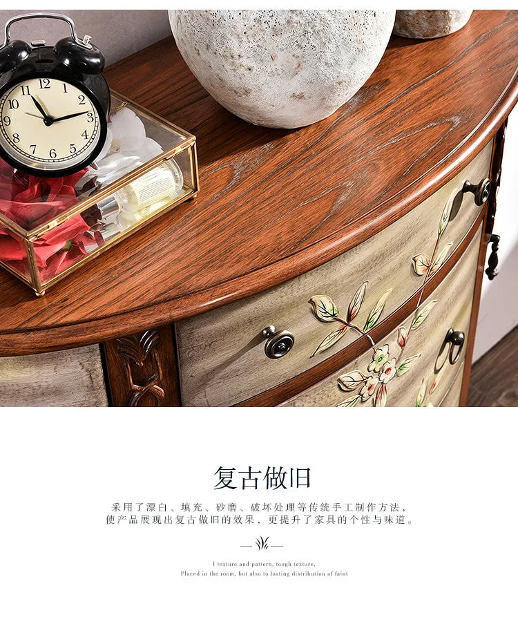 Bedroom With Drawers Living Room Cabinets Round Quality Delicacy Tiny Cute Display Cabinet Modern Nordic Szafka Home Furniture