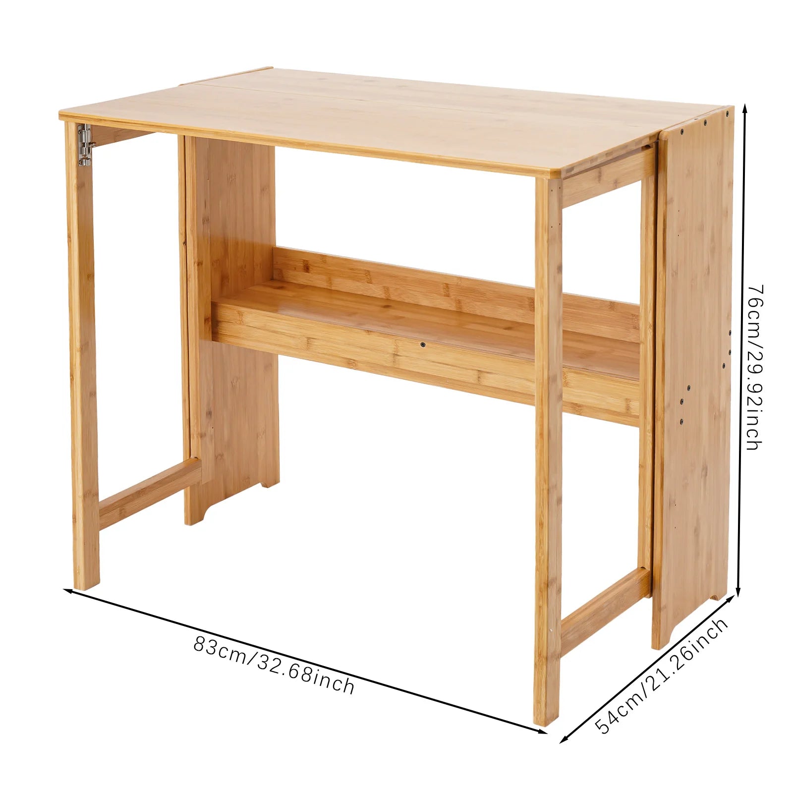 Multifunctional Home Folding Laptop Desk Office Furniture Household Desk with Storage Space Foldable Compact Desk