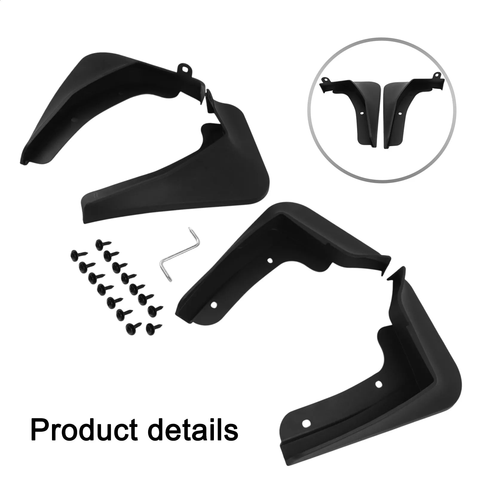For KIA EV3 Car Tire Fender Flares Car Mudflaps Front Rear Mud Flaps Mudguards Splash Guards Fender Cover Accessories