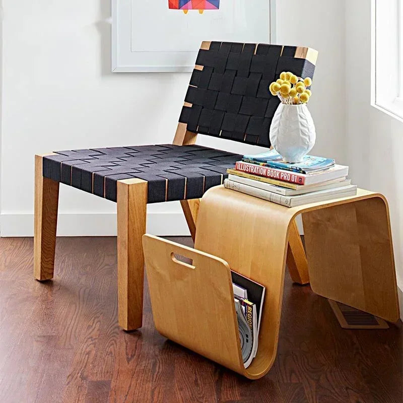 Minimalist Nordic Coffee Table Chic Solid Wood Centerpiece Ideal for Living Rooms and Balcony Corners Simple and Elegant