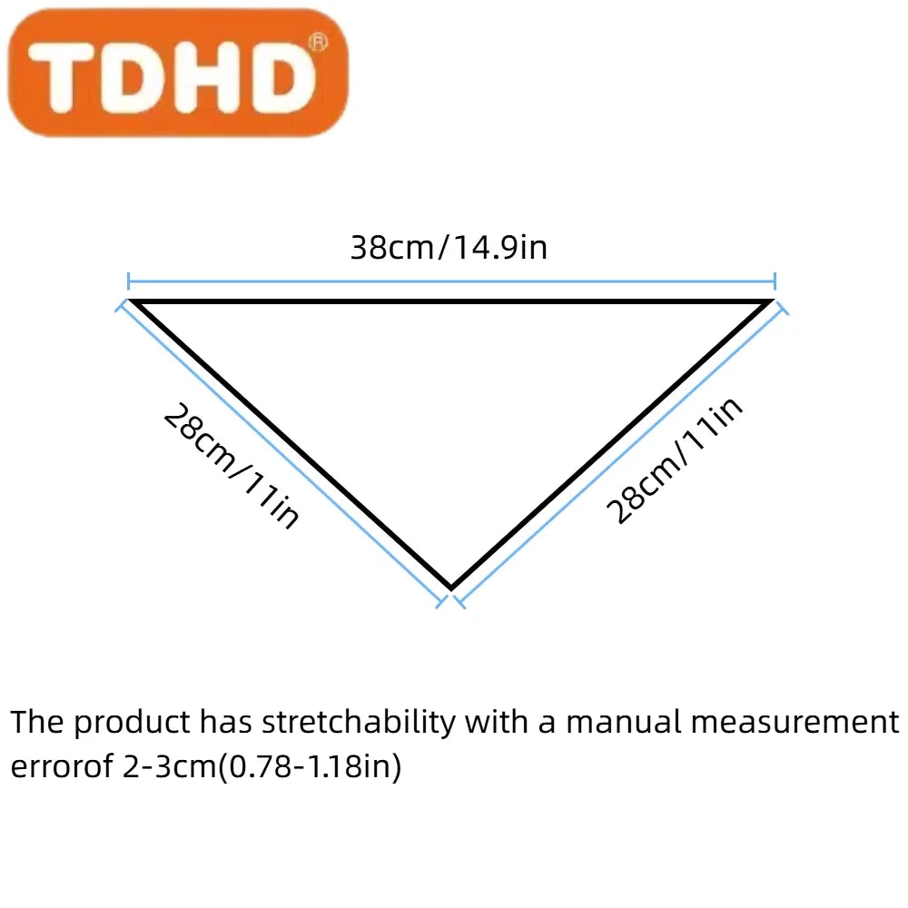 TDHD 7 PCSBaby solid color pure cotton muslin drool towel soft, skin friendly, absorbent, fast fashion color muslin bib