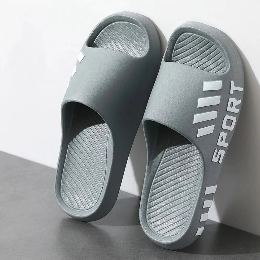 2026 NEW Men's Summer Fashion Slippers Indoor Outdoor Beach Sandals Flip Flop Thick Sole Non-Slip Shower Slippers for Male