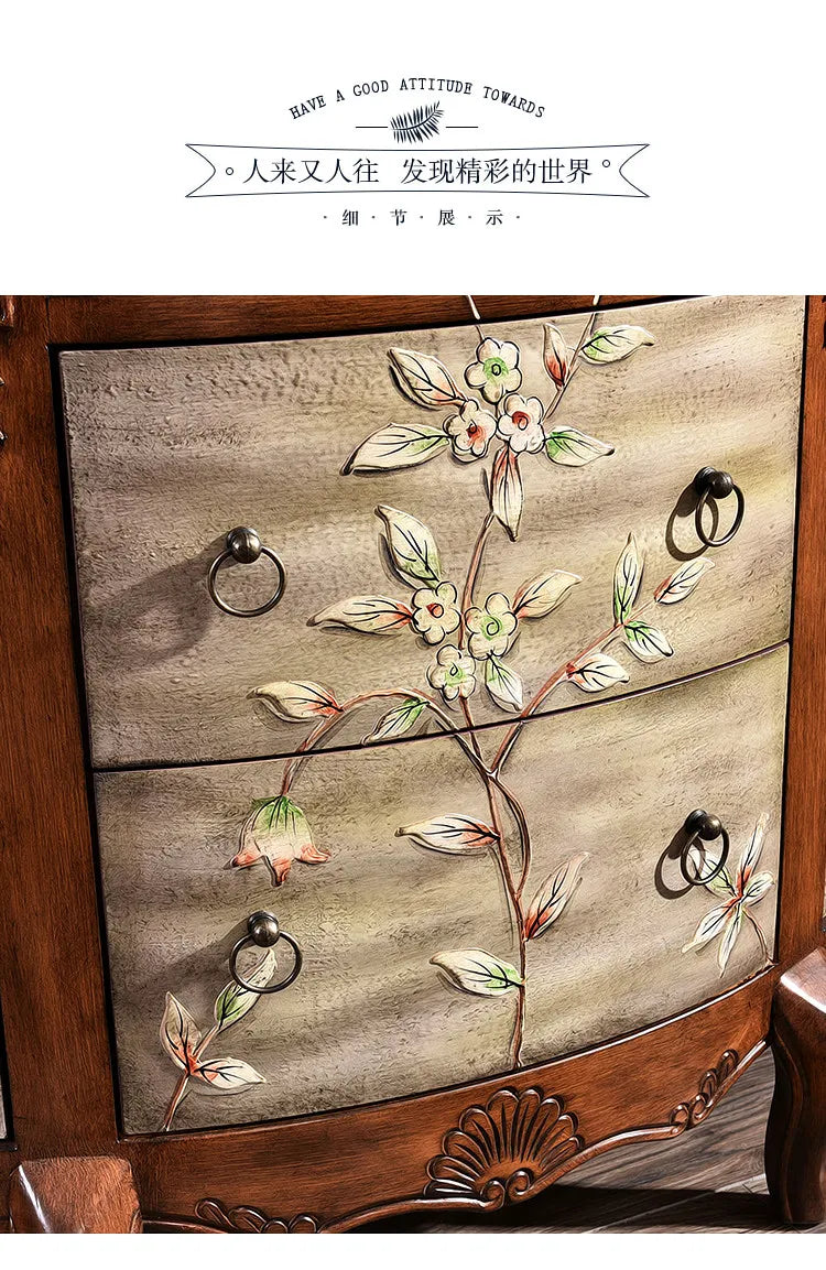 Bedroom With Drawers Living Room Cabinets Round Quality Delicacy Tiny Cute Display Cabinet Modern Nordic Szafka Home Furniture
