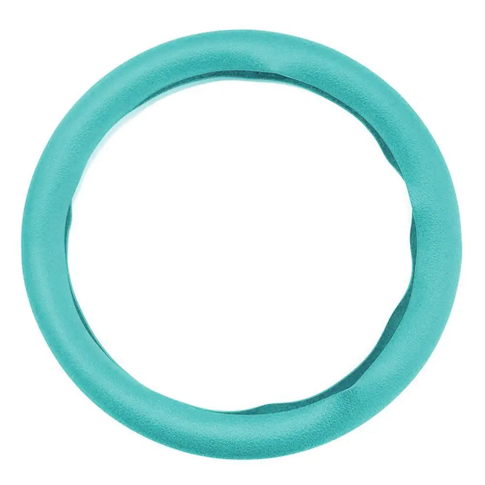 19 Color Car Silicone Steering Wheel Cover For Summer Fashion Sweat Absorbent Non-slip Handle Cover General DIY Parts