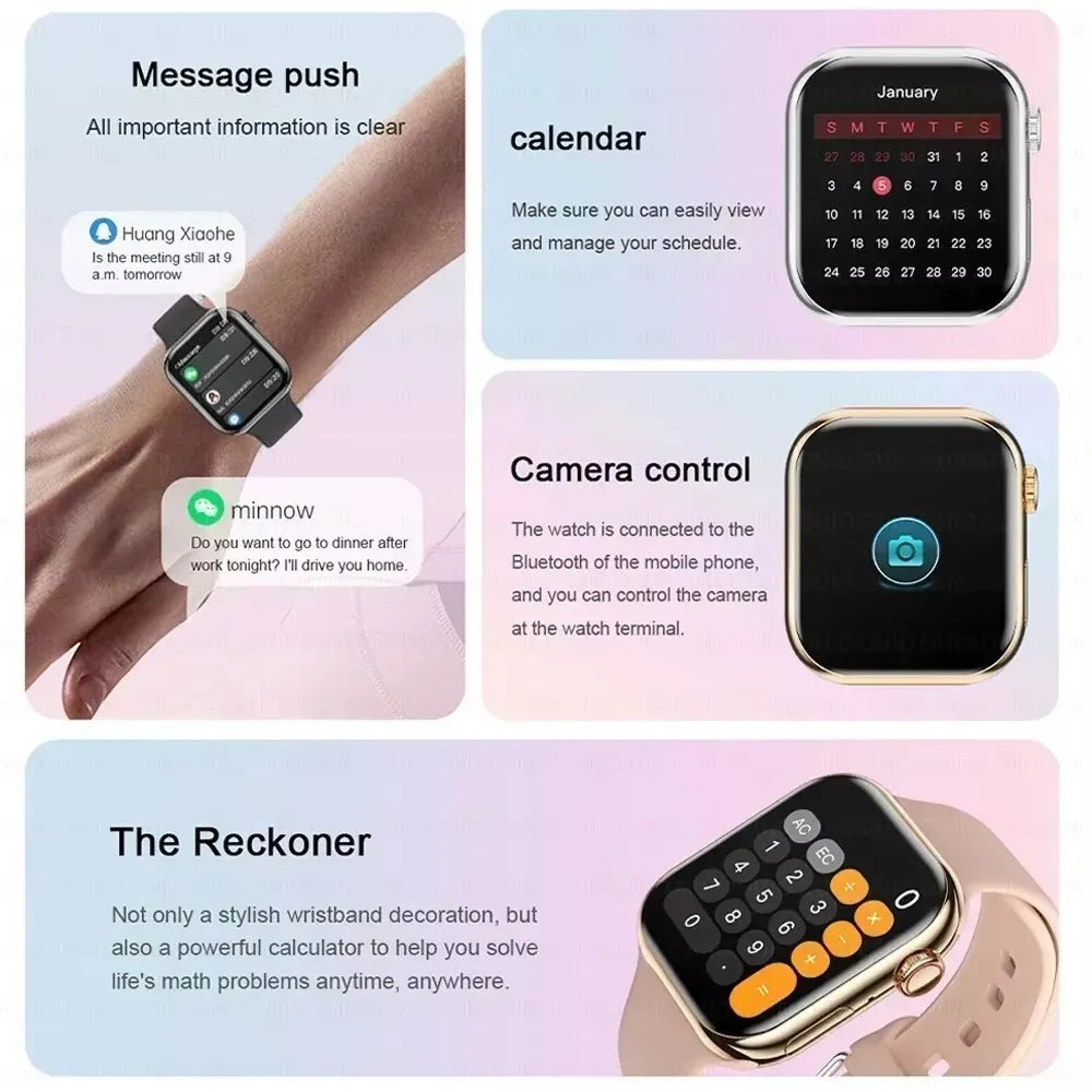 Watch 11 Smart Watch Men Body Temperature BT Call NFC Always on Display GPS Sport Watches Women DT Smartwatch For Apple Android