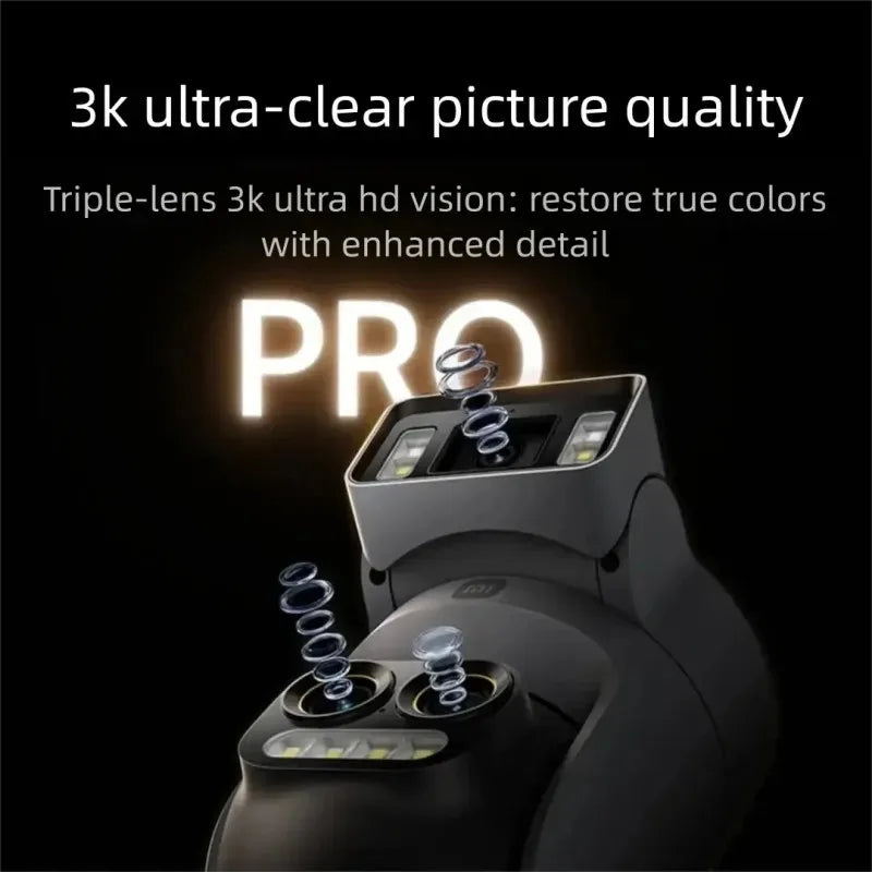 NEW XiaoMi Smart Outdoor Camera 4 Pro Triple Camera Zoom Edition，360° 5MP 3K，9x Hybrid Zoom，IP66，Chinese Version With Adapter CN