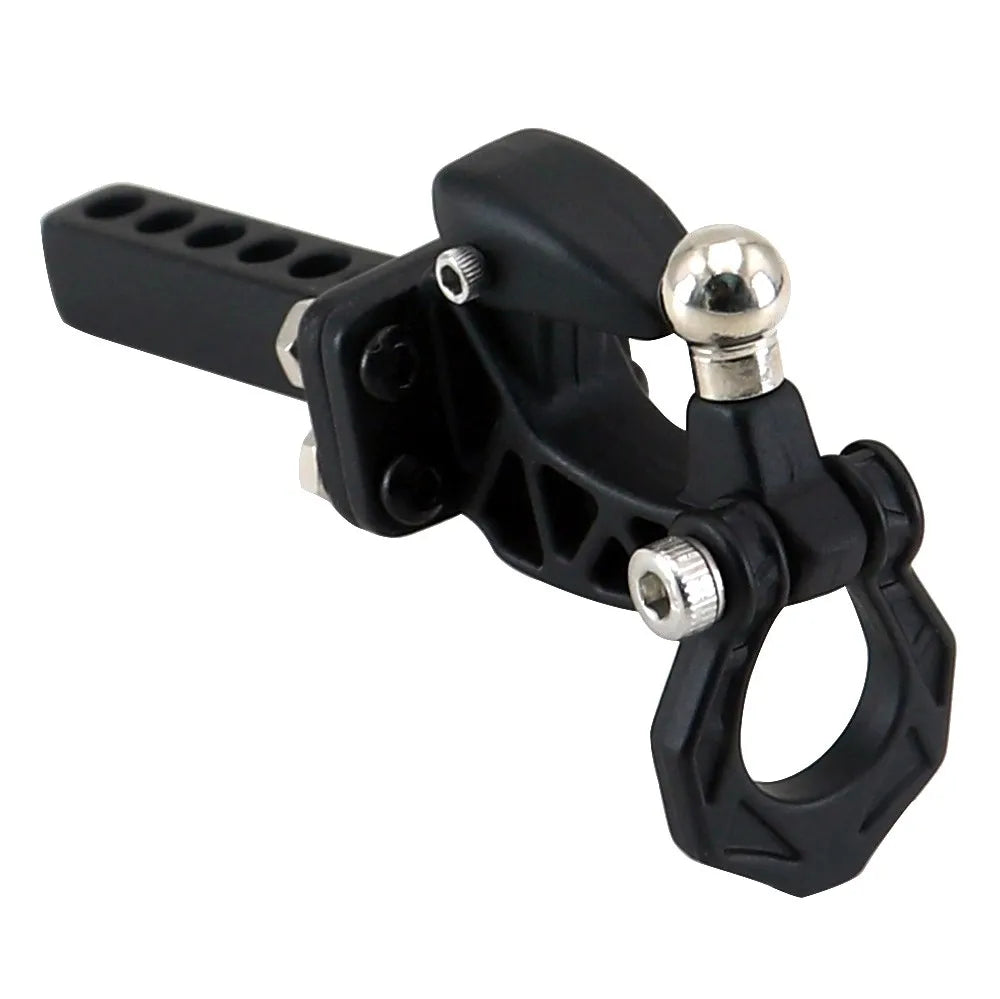 Metal Rear Bumper Tow Trailer Hook Drop Hitch Receiver For 1/8 1/10 Rc Crawler Car Axial Scx10 Traxxas Trx4 Rgt Yikong Redcat