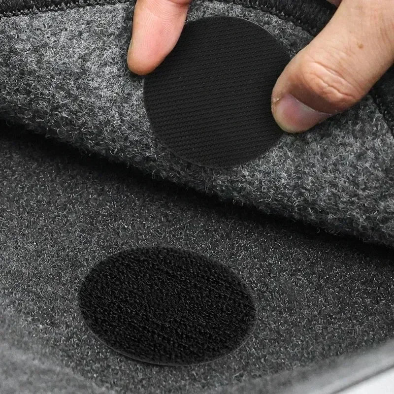 10-50pcs Super Strong Double-sided Tape Car Floor Mats Self-adhesive Hook Fasteners Self-adhesive Carpet Fasteners DIY Attaches