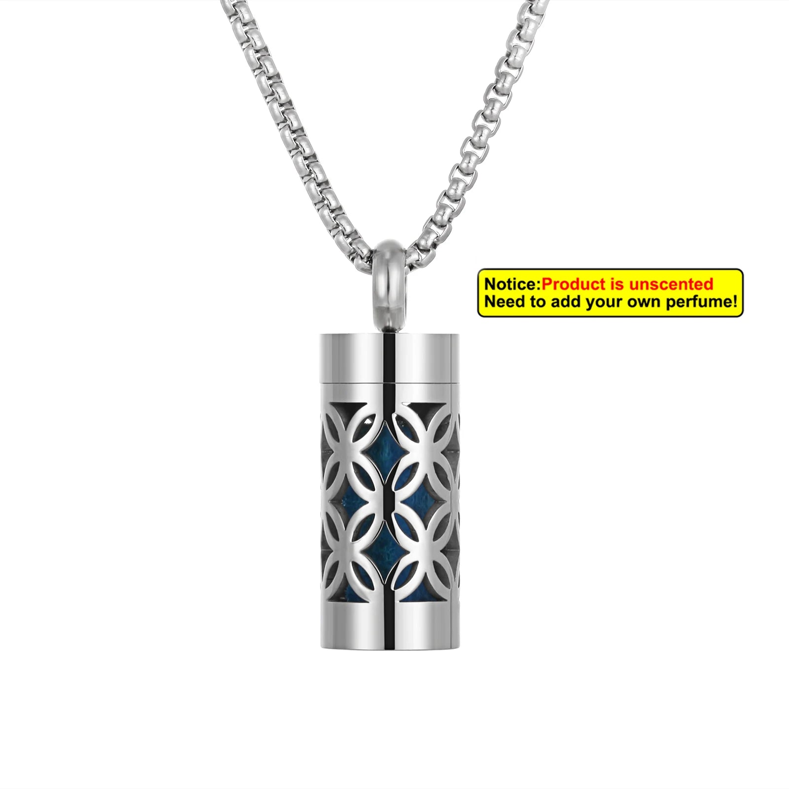 New Stainless Steel Aromatherapy Hollow Out Pendant Angel Wings Pattern Perfume Lockets Essential Oil Diffuser Necklace Jewelry