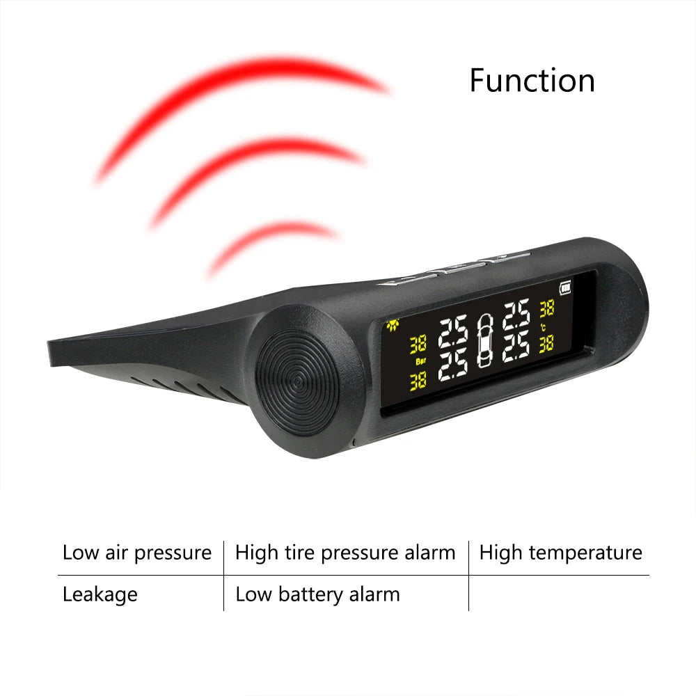 Car Tire Pressure Monitoring System Car Tyre Pressure Monitor Tyre Pressure Alarm 4 External Sensors