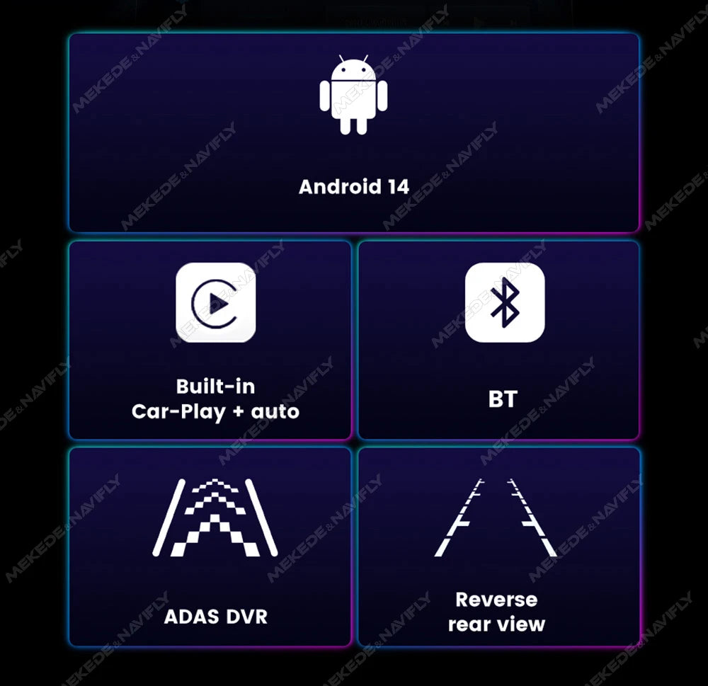 MEKEDE Android 15 Autoradio Head Unit 2 Din Car Radio Stereo Navigation Carplay For Hyundai i20 2008-2012 Car multimedia player