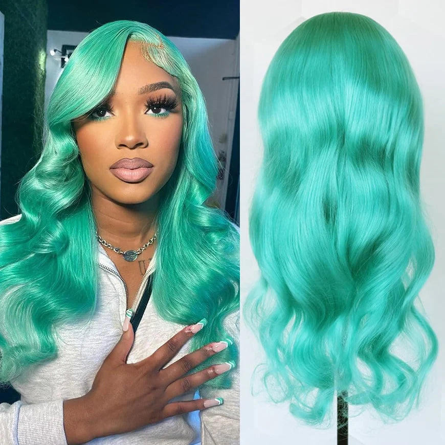 Silver Grey Brazilian Human Hair Wig 13X6 HD Transparent Lace Front Pre Plucked 28 32 Inch 200% Density Body Wave Wigs For Women