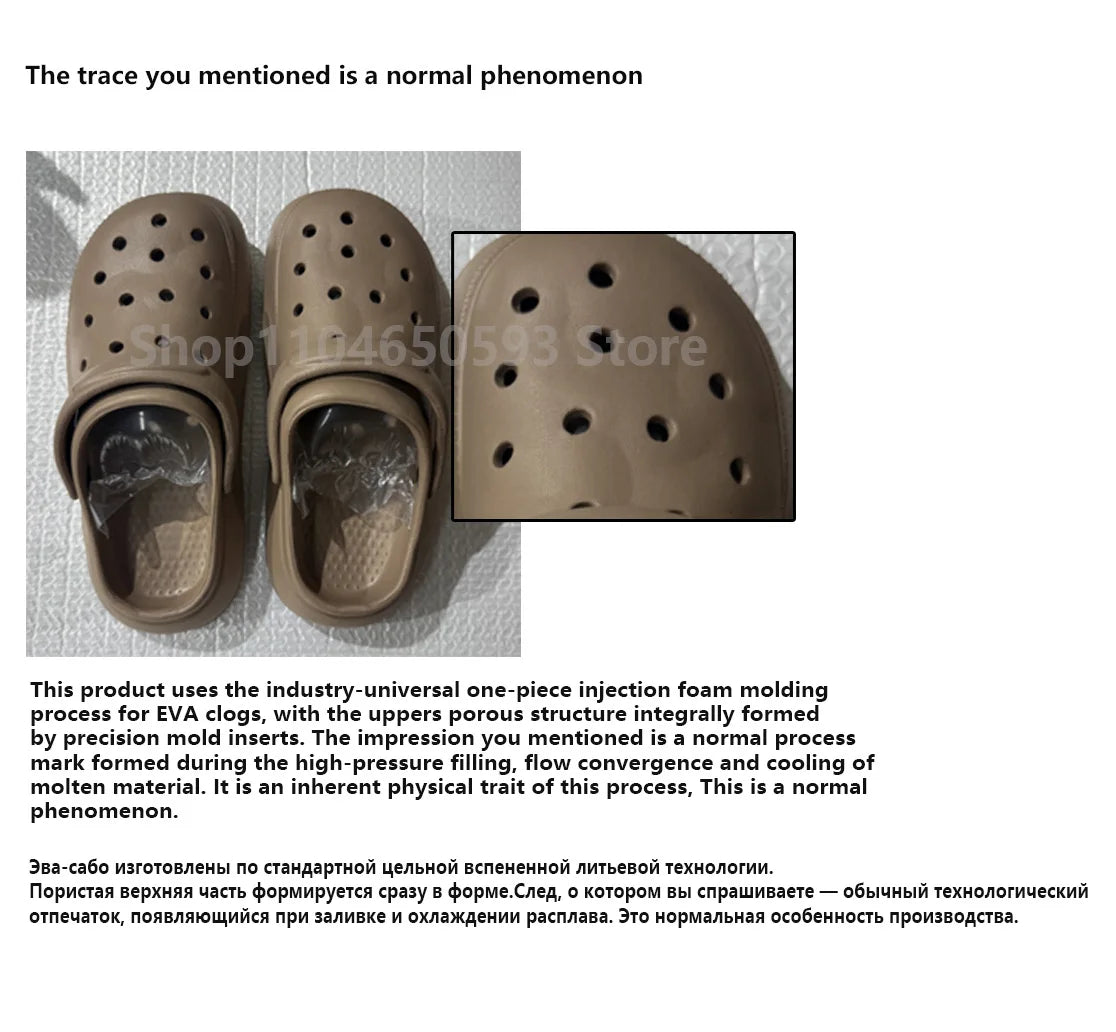 Women's Men's Slippers Summer Anti-Slip Couple Hollow Covered Toe Indoor Outdoor Casual Thick Bottom Sandals for Home Adults