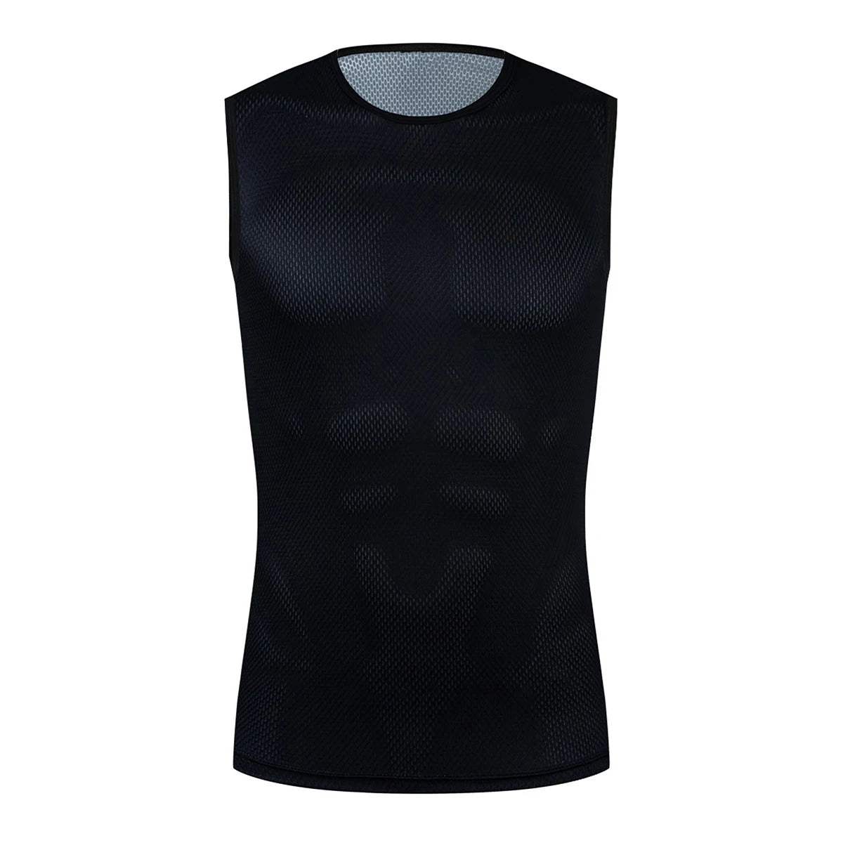 Reflective Cycling Base Layers White Cycling Undershirt Quick Dry Vest Sport Underwear Tight Vest High Elastici Vest Bike Jersey