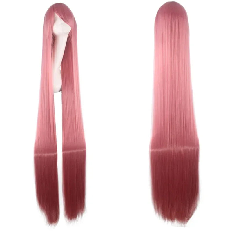 Long Straight Heat Resistant Synthetic Hair Wig Women Universal Cartoon Cosplay Wig Anime Costume Party Wigs