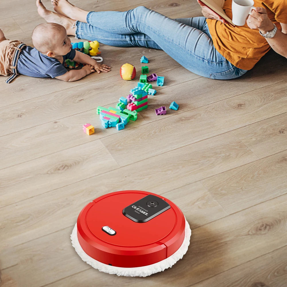 1500mAh Mopping Cleaning Machine Humidification Spray Rechargeable Home Cleaning Appliances Dry Wet Dual Use Floor Sweeper