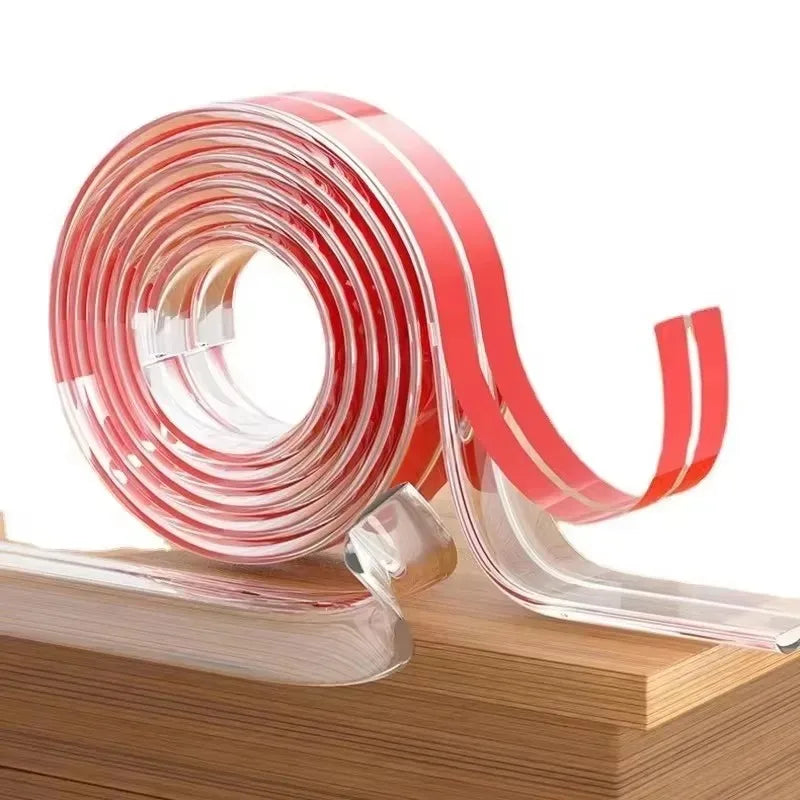 Transparent Table Edge Guard Furniture Corner Protector Strip Household Kid Collision Proof Soft Bumper Strip Baby Safety