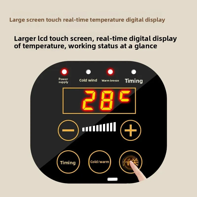 Household Wall Mounted Bathroom Energy Saving Quick Heating Electric Heater Desktop Remote Control Dual Purpose Heater