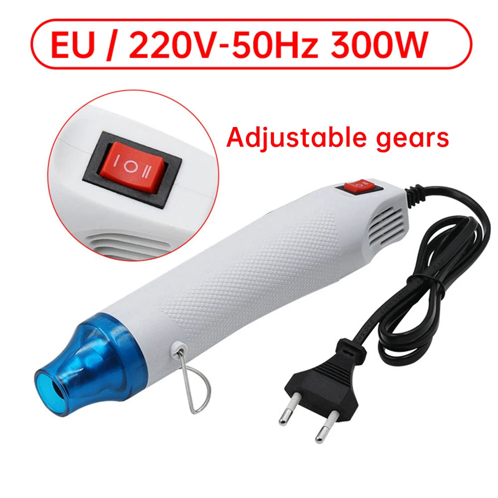 EU/US Hot Air Gun Soldering Temperature Blower Gun DIY Crafts Electric Power Hot Dryer Mini Heat Gun For Shrink Tubing Car Wrap