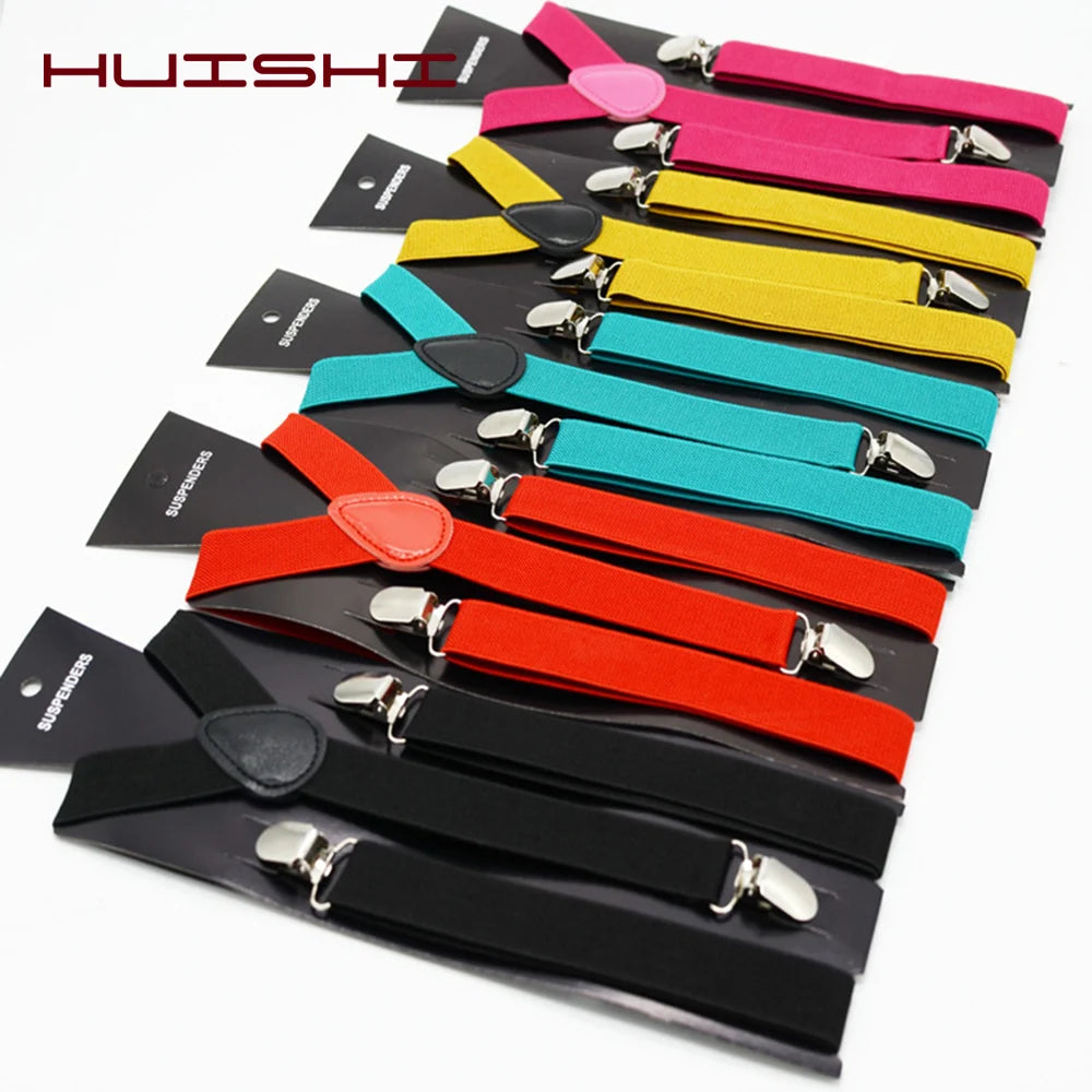 Suspenders For Men Pants Apparel Adult Suspender Man Shirt Dress Women Wedding Party Solid Colors Suit Skirt With Braces Straps