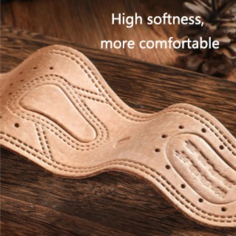 Leather Insoles for Men and Women Breathable Suitable for Summer Absorb Sweat Comfortable Thick Cowhide Sports Shoes