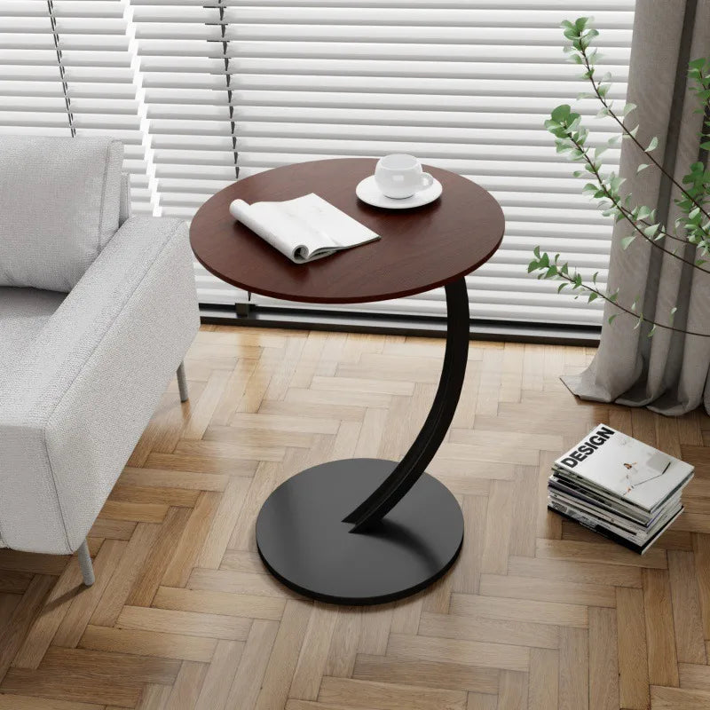 Coffee table small table removable sofa side table living room minimalist round table bedside table side table shelf minimalist