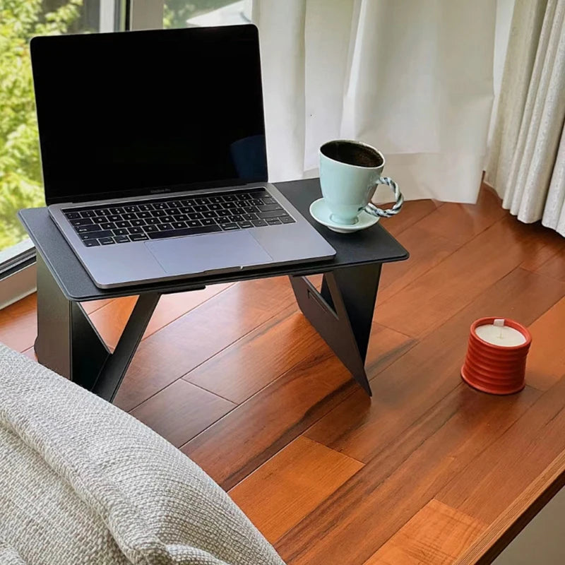 45*25*1.56cm Foldable Laptop Work Table Mini Portable Notebook Computer Holder Car Living Room Sofa Bed Working Reading TV Plays