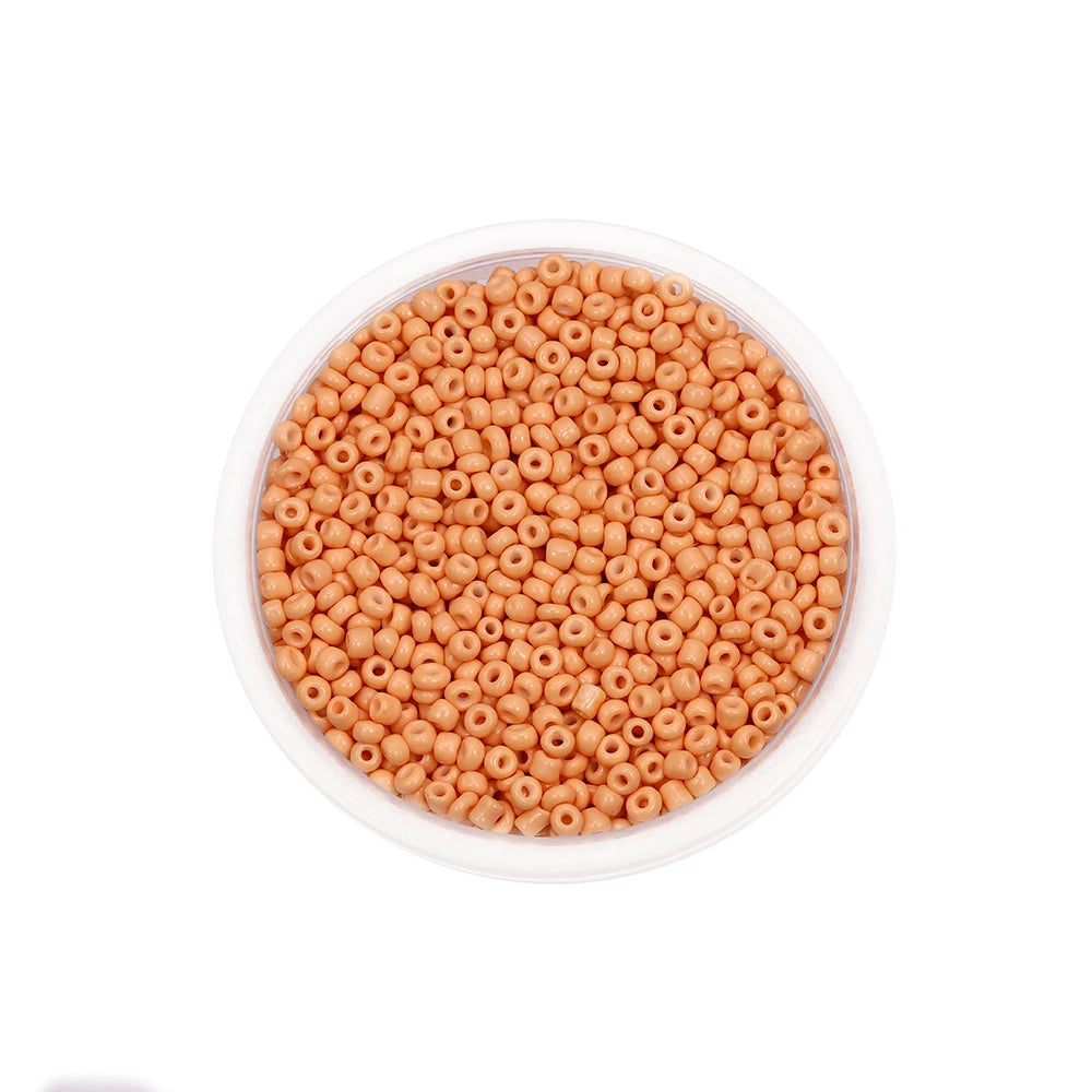 300/600Pcs 3/4mm Charm Glass Beads Czech Seed Beads Small Round Loose Beads for DIY Jewelry Making Earrings Bracelet Wholesale