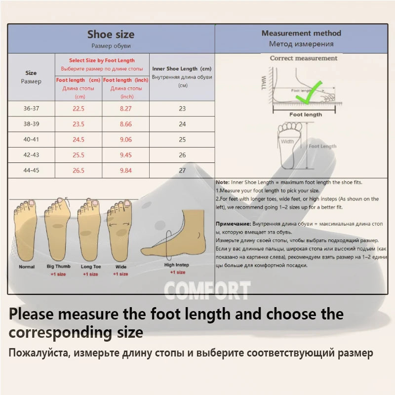 Women's Men's Slippers Summer Anti-Slip Couple Hollow Covered Toe Indoor Outdoor Casual Thick Bottom Sandals for Home Adults