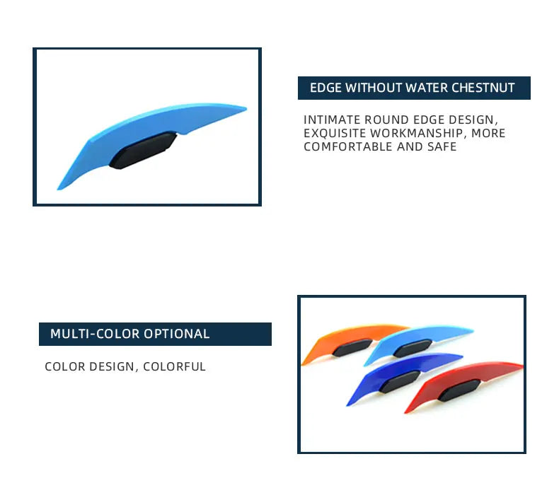 1 Pair Universal Motorcycle Decorative Winglet Aerodynamic Spoiler Dynamic Wing Car Exterior Styling Modified Accessories