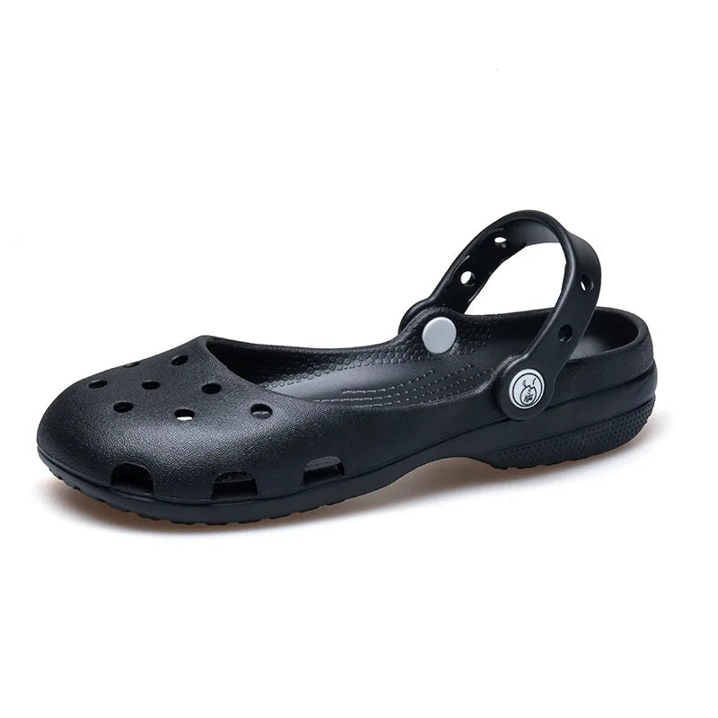 2026 Summer New Women'S Ballet Cave Shoes Mary Jane Eva Durable Anti Slip And Odorous Flat Shoes Beach Shoes For Outdoor Wear