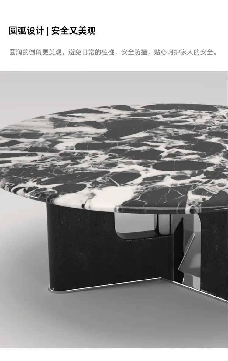 Organizer Black Coffee Tables Modern Design Italian Round Coffee Tables Minimalist Nordic Mesitas De Noche Home Accessories