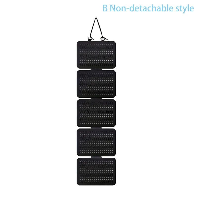 1pc Foldable Felt Jewelry Organizer,Wall Hanging 5-Tier Earring Pendant Display,Storage Bag For Necklaces,Bracelets