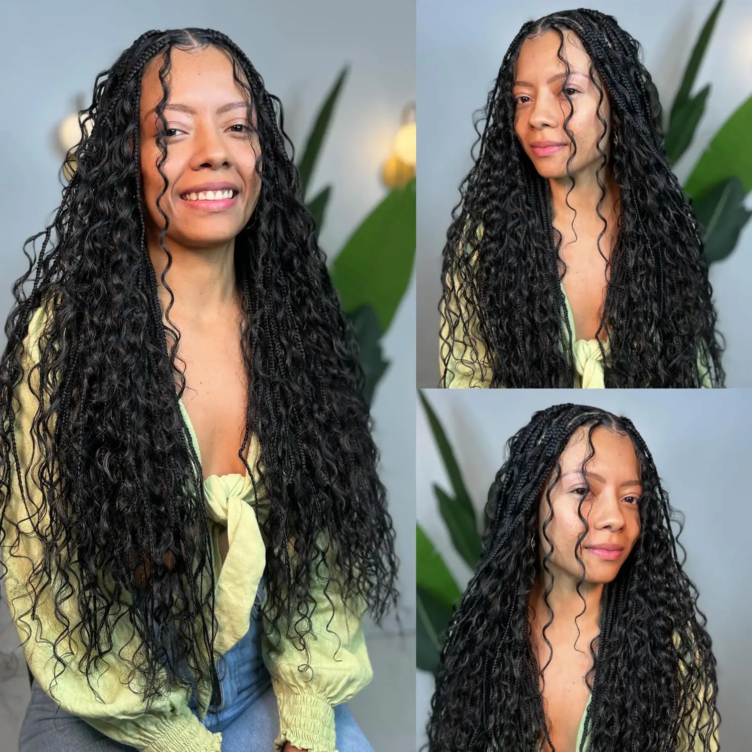 Human Braiding Hair Deep Wave Bulk Human Hair 100g No Weft Human Hair Bundles Micro Human Braiding Hair for Boho Braids