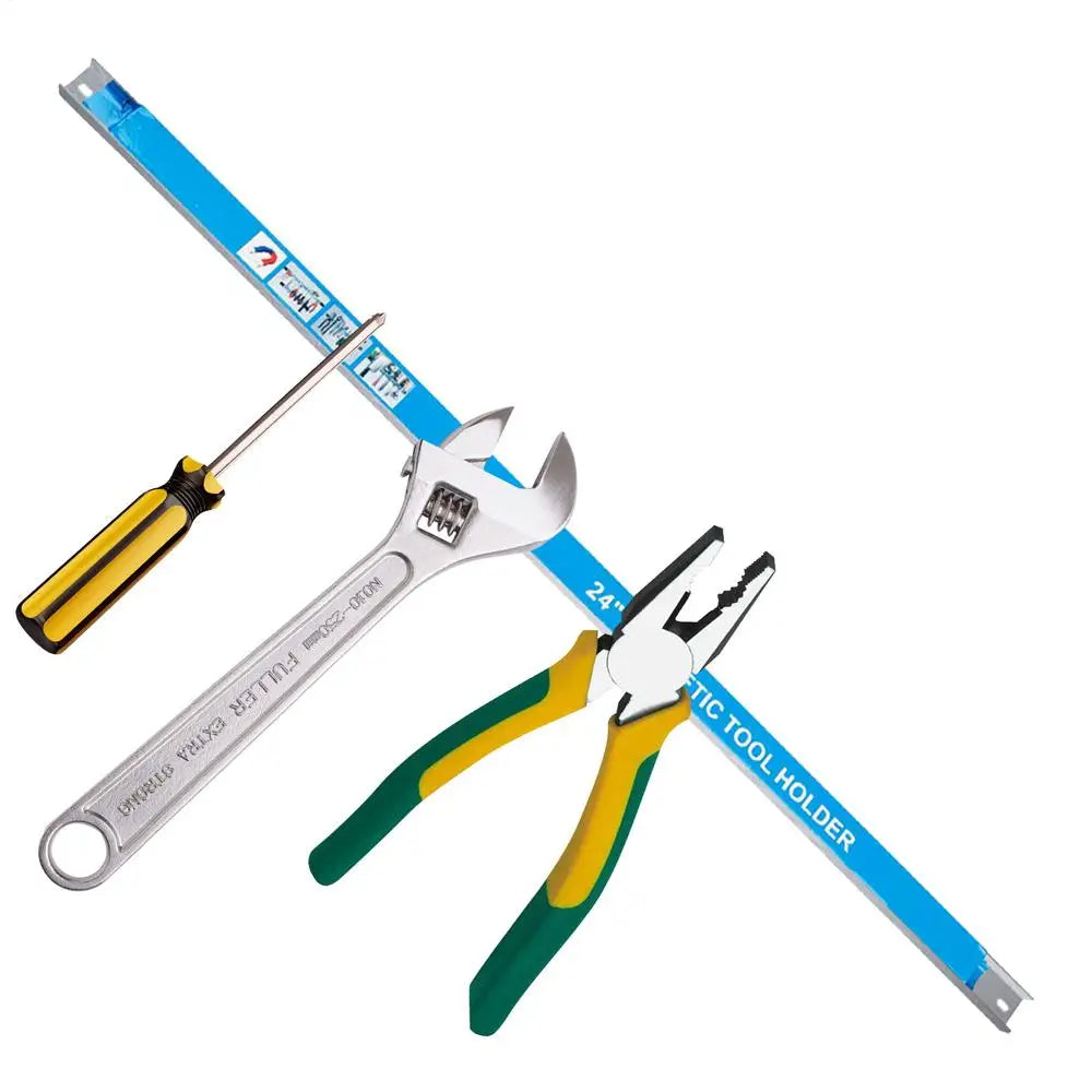 Magnetic Screwdriver Holder Workbench Tool Storage Organizer Power Tool Storage Organization Strip Mounted Workbench Board