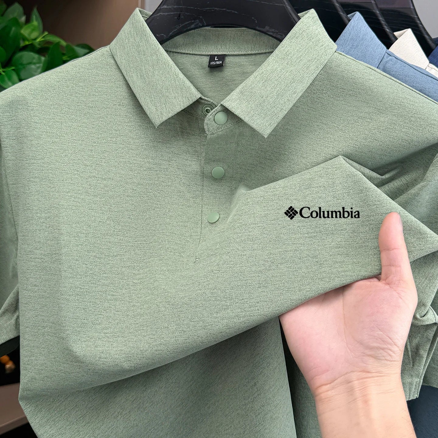 High end brand polo shirt classic letter embroidery men's short sleeved comfortable breathable and casual 2026 summer new Tshirt