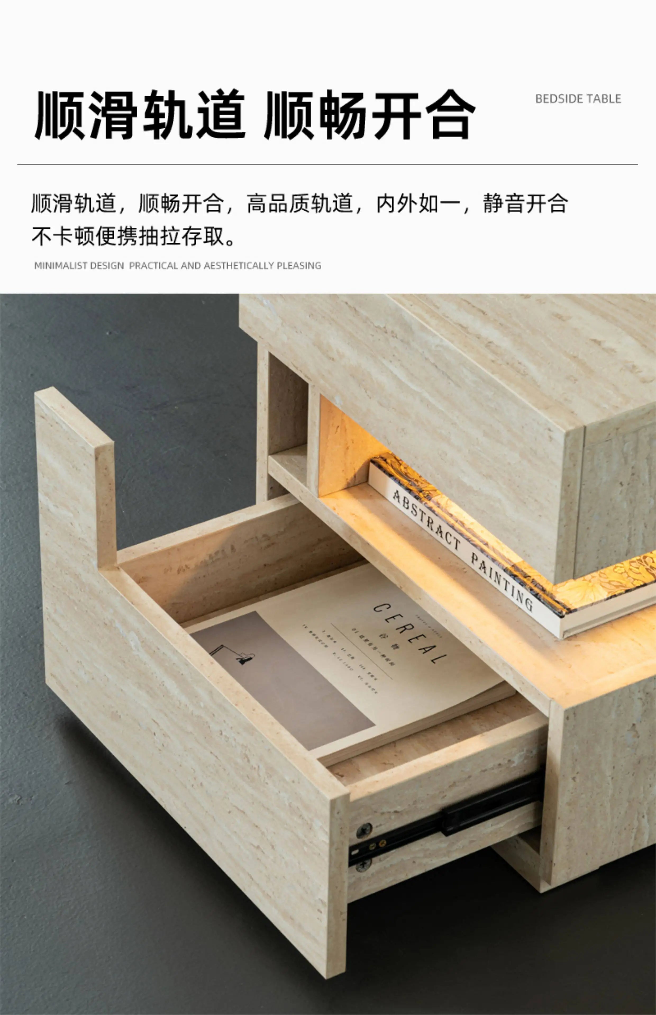 Bedroom With Drawers Bedside Table Quality Delicacy Tiny Cute Cream Style Nightstand Style Trendy Meubels Home Furniture
