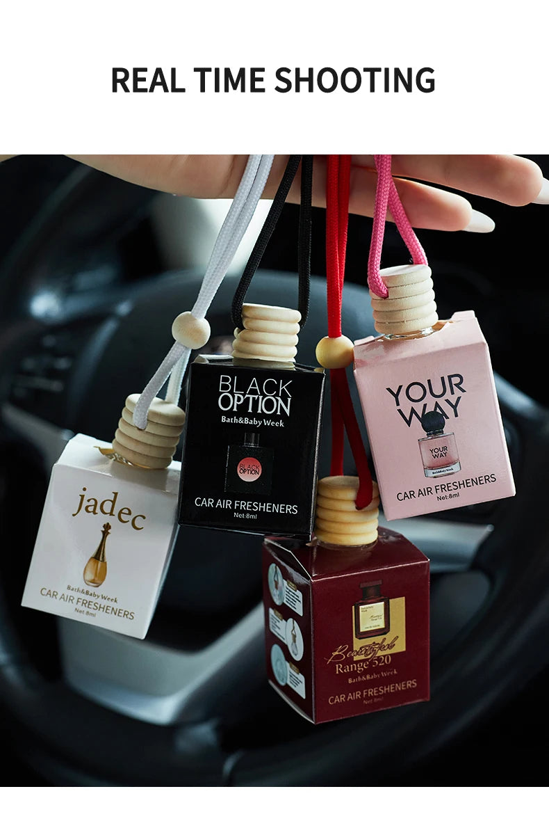 Perfume bottle car perfume, long-term car air freshener, car perfume used for car interior accessories, keep charming and fresh