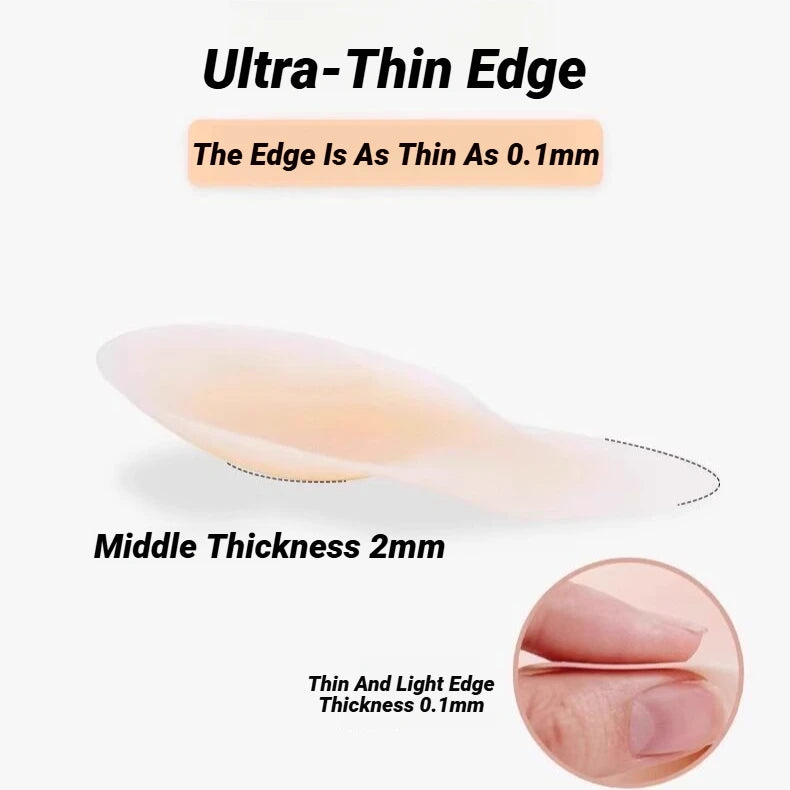 Invisible Self-Adhesive Nipple Covers Anti-Friction Washable Perfect For Summer Swimwear Beach Pool & Daily Wear Drop-Shaped