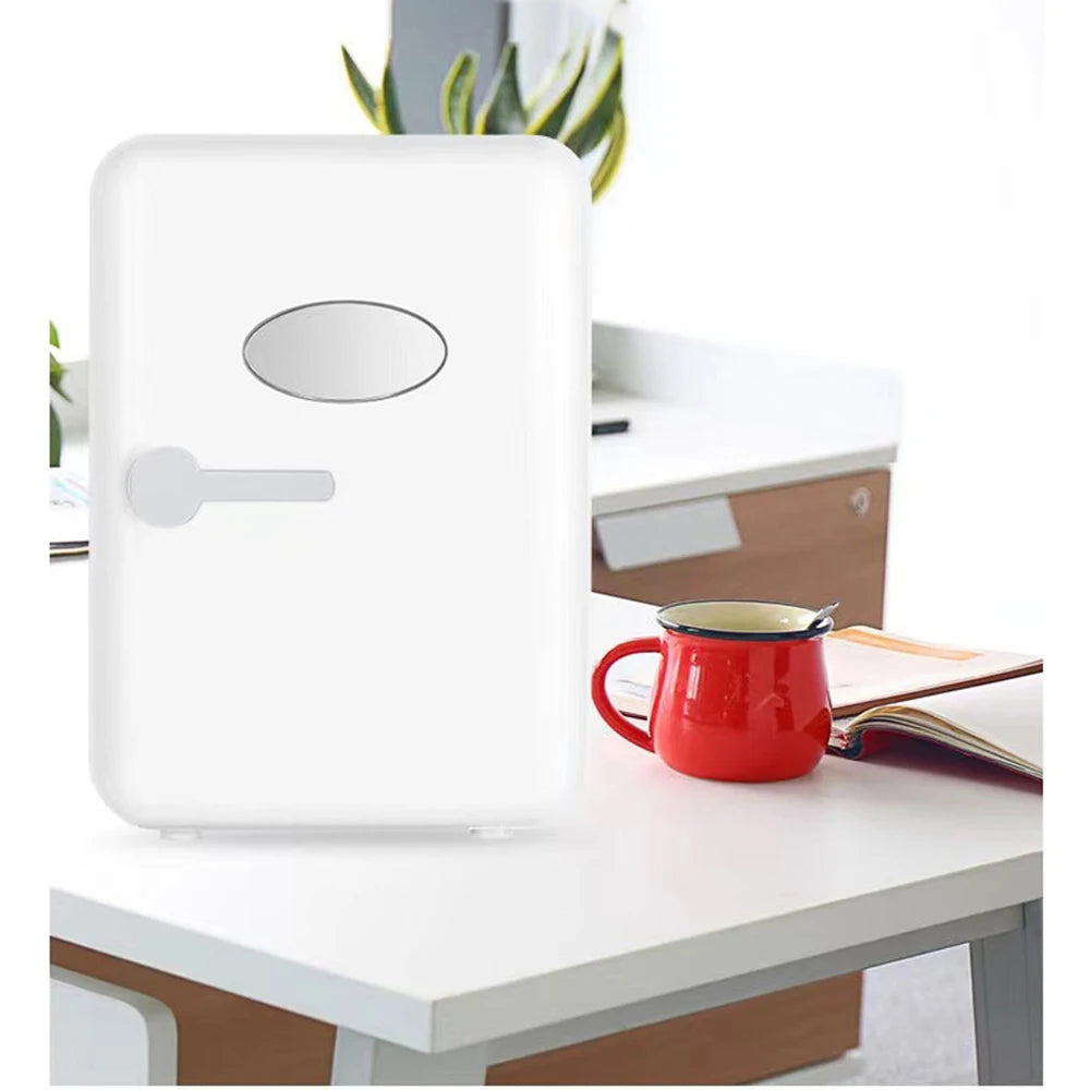 110V 220V 4L Mini Fridge Portable Refrigerator Warmer Cooler Beverage Drink Cans Samll Freezer for Home Kitchen Household 미니냉