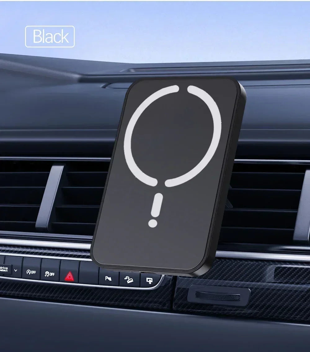 Car Air Vent Magnetic GPS Phone Holder Stand Wireless Charger For Magsafe iPhone 17 16 15 14 13 12 Pro Max Cell Fast Charging