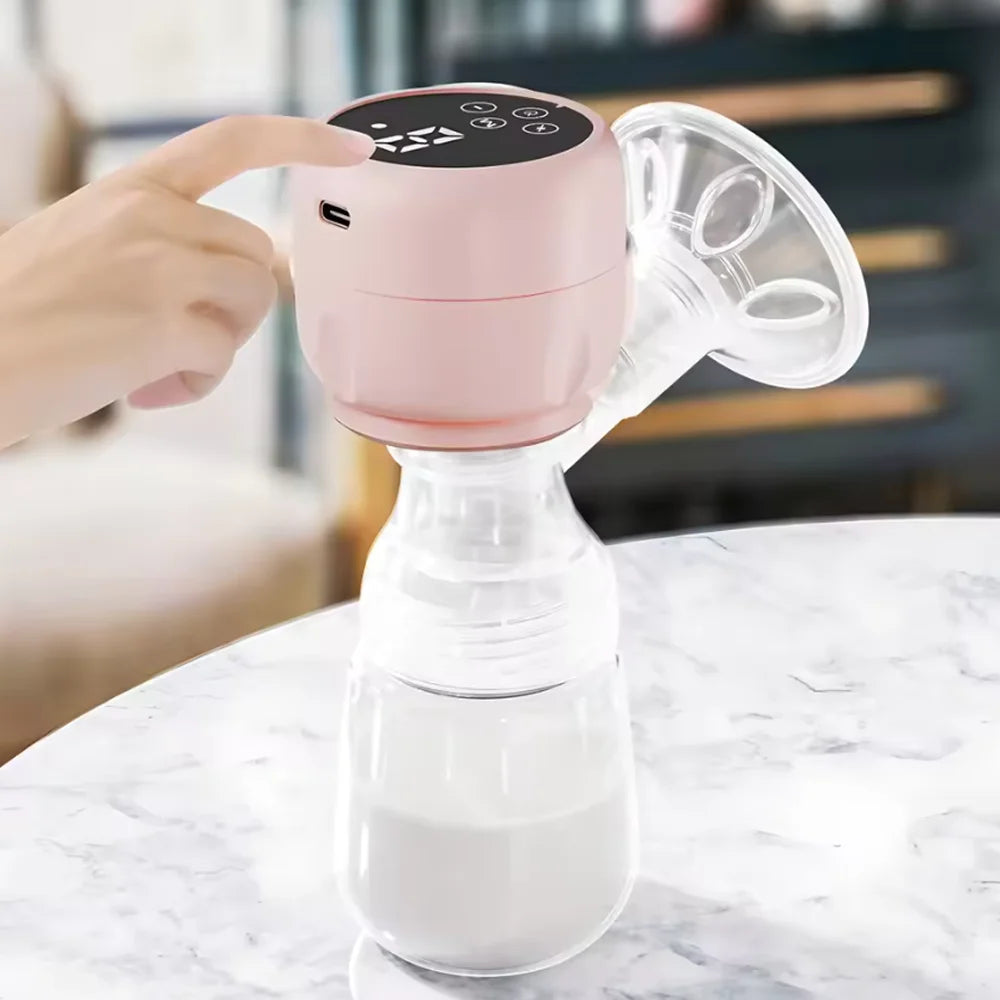 Portable Breast Pump Electric Intelligent Integrated High Suction Breast Pump Breast Milk Postpartum Fortable Painless Silent