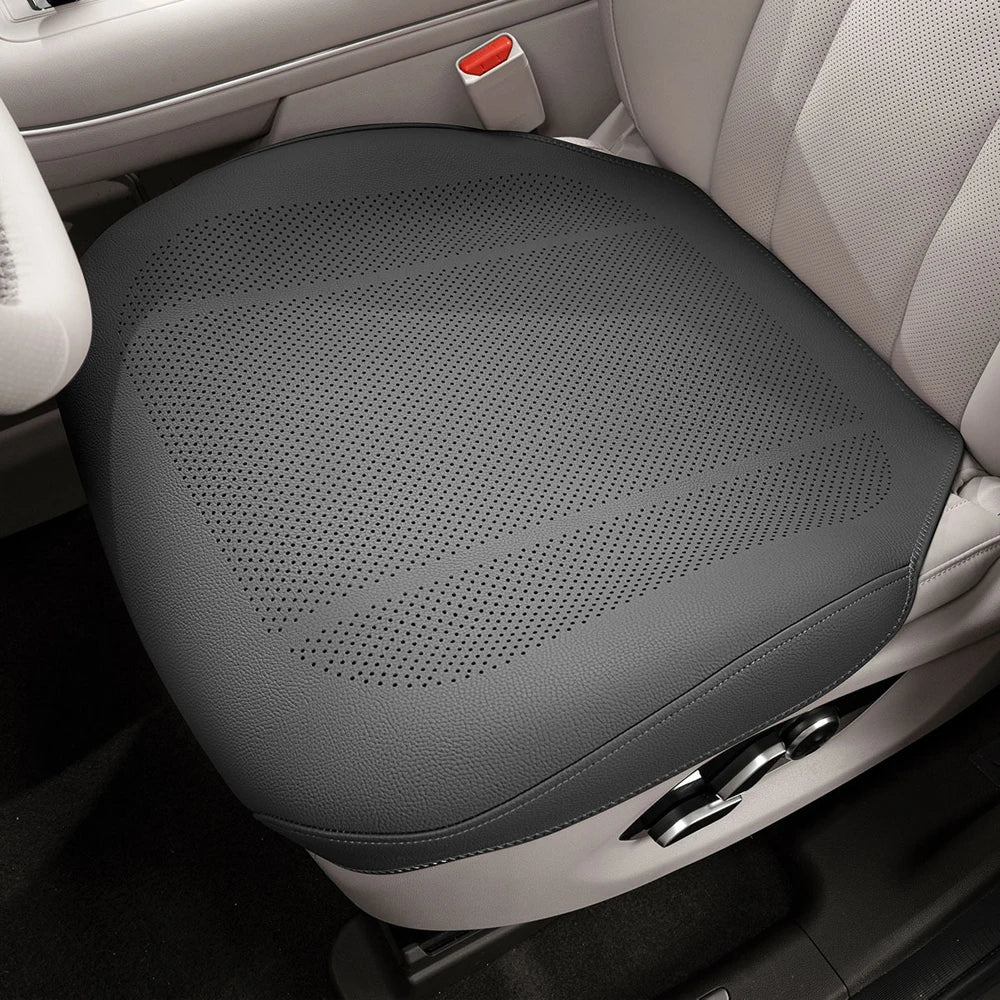 New Car Seat Cushion Leather Thin Breathable Hole Summer Car Interior Seat Cover Four Seasons Universal Automotive Parts
