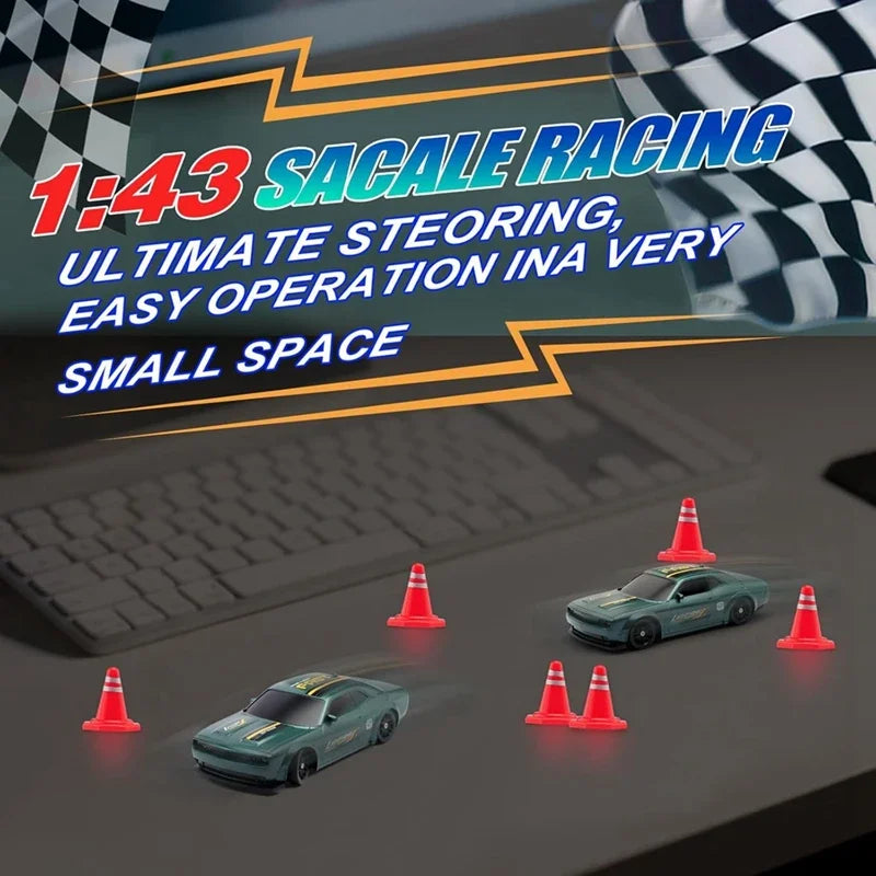 4WD RC Drift Car 1:43 Remote Control Cars Truck 4x4 Racing Drifting 2.4G Radio Mini Vehicle Model Toy Gift for Adults Kids Boys