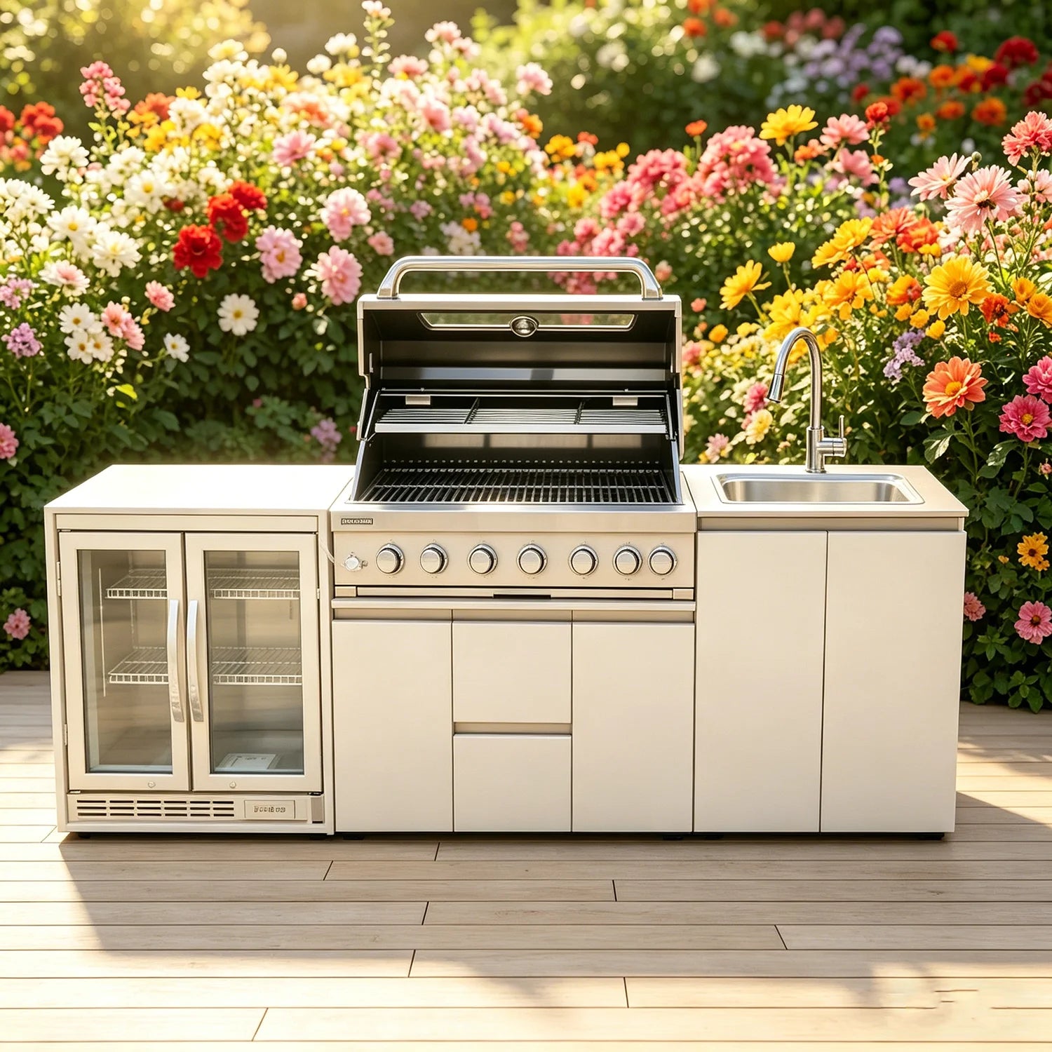 Full Kitchens Offer Complete Outdoor Kitchens, Durable Cabinets Set with Kitchen Islands & Carts, Ensemble Casserole De Cuisine